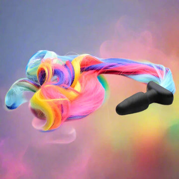 Rainbow Pony Tail Anal Plug Butt Plugs My Amazing Fantasy